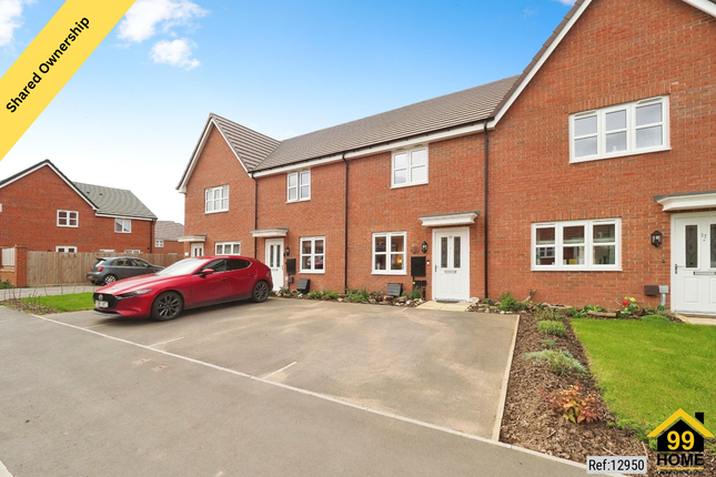 Thumbnail Terraced house for sale in Buzzard Way, East Leake, Loughborough, Leicestershire