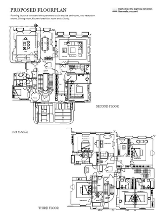 Hyde Park Gardens, London W2, 5 bedroom flat for sale - 50377620