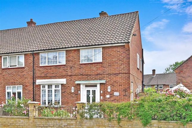 Thumbnail End terrace house for sale in Sutton Gardens, Merstham, Surrey