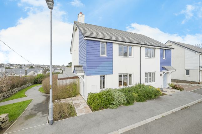 Thumbnail Semi-detached house for sale in Vounder Close, St. Ives, Cornwall