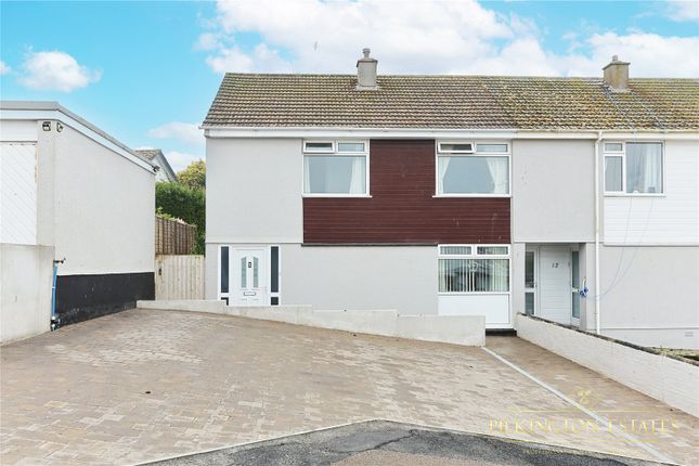 Thumbnail Semi-detached house for sale in Trewint Crescent, Looe, Cornwall
