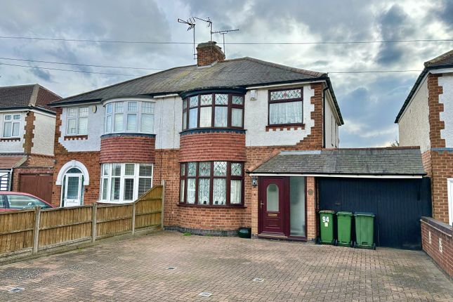 Semi-detached house for sale in Enderby Road, Whetstone, Leicester, Leicestershire.