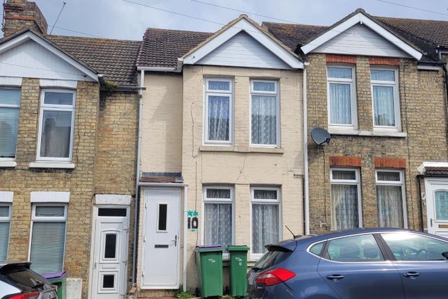 Thumbnail Terraced house for sale in Edward Road, Folkestone, Kent