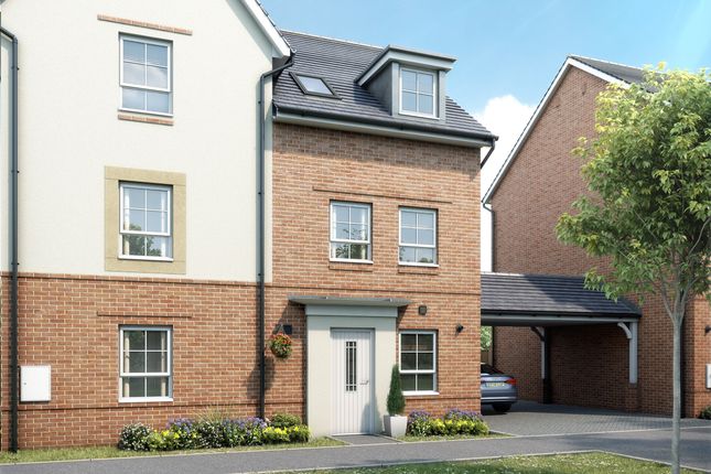 Semi-detached house for sale in "Norbury" at Broughton Crossing, Broughton, Aylesbury