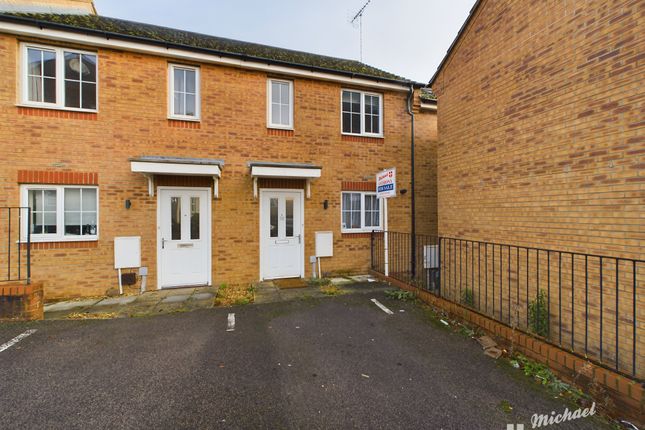 Terraced house for sale in Dimmock Close, Leighton Buzzard, Bedfordshire
