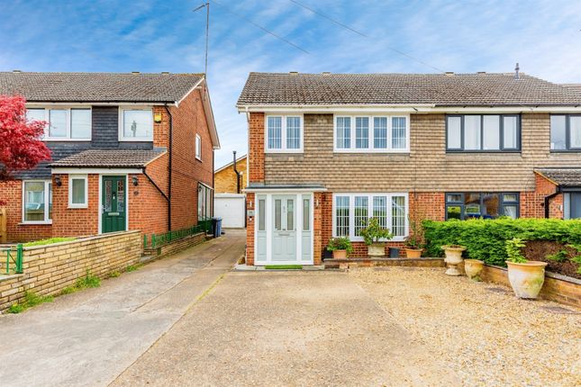 Thumbnail Semi-detached house for sale in Wicksteed Close, Kettering
