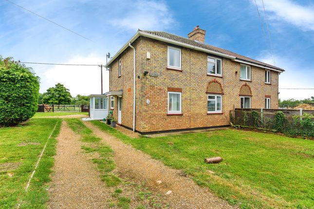 Thumbnail Semi-detached house for sale in Main Road, Three Holes, Wisbech