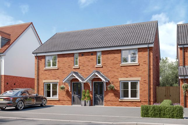 Thumbnail Semi-detached house for sale in "The Danbury" at Lovesey Avenue, Hucknall, Nottingham