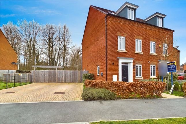 Thumbnail Semi-detached house for sale in Hutton Close, Newbury, Berkshire