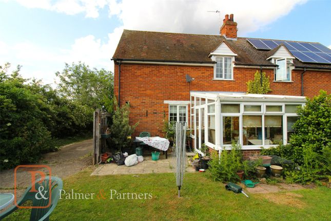 Semi-detached house for sale in Mill Road, Boxted, Colchester, Essex