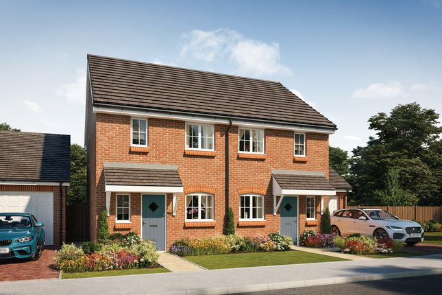 Thumbnail Semi-detached house for sale in "The Cooper" at Minerva Way, Blandford St. Mary, Blandford Forum