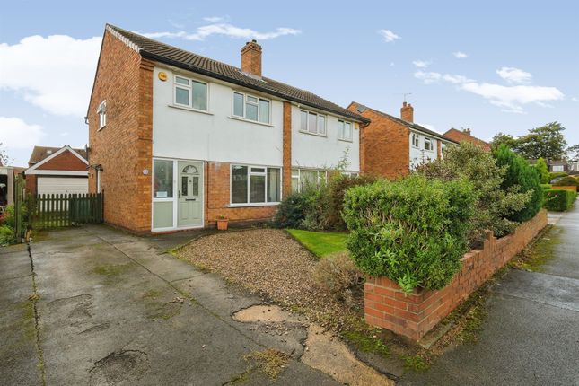 Thumbnail Semi-detached house for sale in Highwood Avenue, Moortown, Leeds