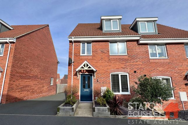 Thumbnail Semi-detached house for sale in Meadow Way, Clipstone Village