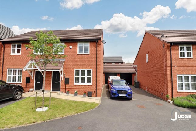 Thumbnail Semi-detached house for sale in Marwins Walk, Anstey, Leicester