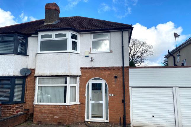 Thumbnail Semi-detached house to rent in Brooklands Road, Hall Green, Birmingham