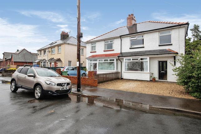 Thumbnail Semi-detached house for sale in Hawthorn Road East, Llandaff North, Cardiff