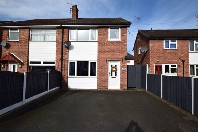 Thumbnail Semi-detached house for sale in Red Bank Road, Market Drayton, Shropshire