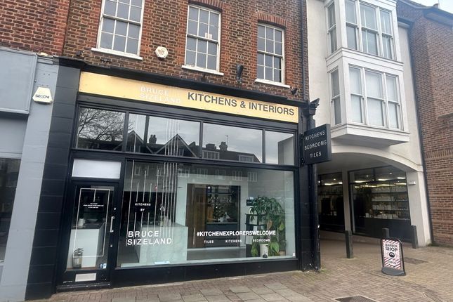 Retail premises to let in High Street, Esher