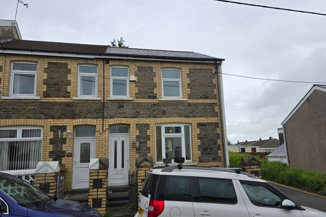 Thumbnail End terrace house to rent in Rhos Newydd Tce Gordon Road, Blackwood