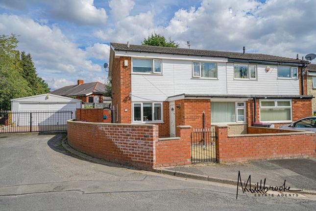 Thumbnail End terrace house for sale in Simpson Grove, Boothstown, Manchester