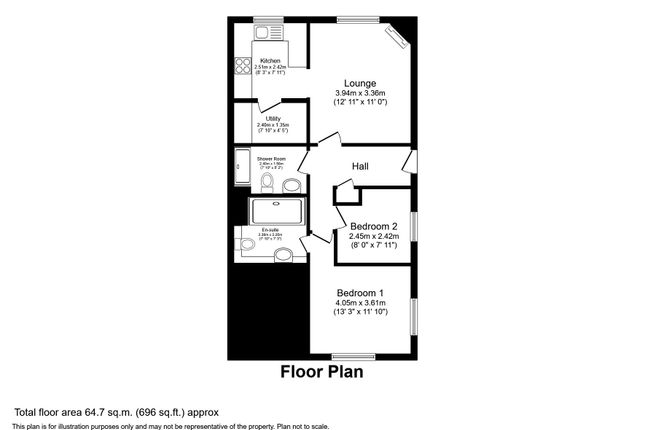 Flat for sale in Well Strand, Rothbury, Morpeth