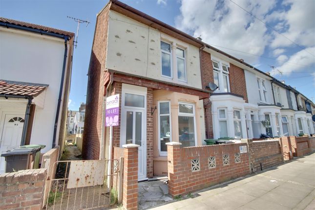 Thumbnail End terrace house to rent in Walmer Road, Portsmouth