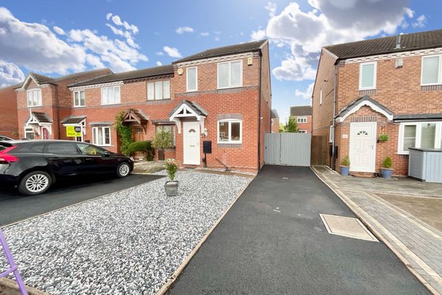 Thumbnail End terrace house for sale in Carson Way, Stafford