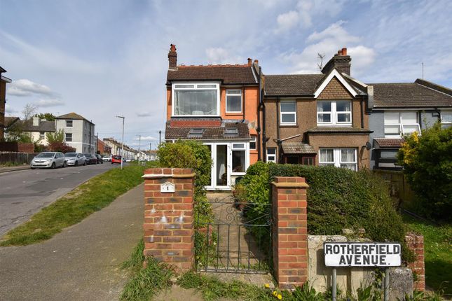 Thumbnail End terrace house for sale in Rotherfield Avenue, Hastings