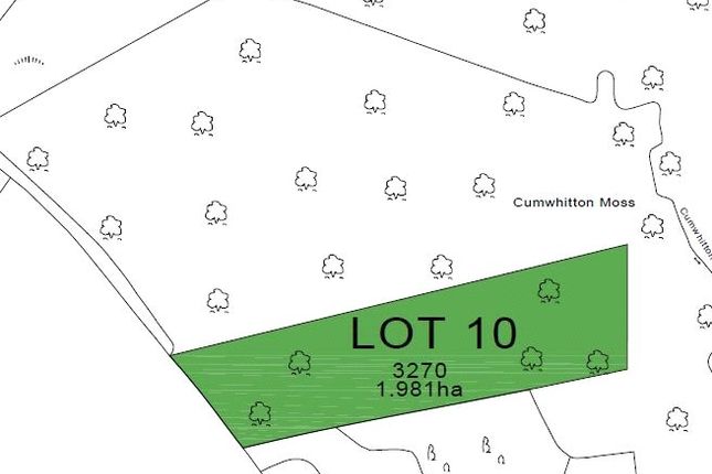 Thumbnail Land for sale in Lot 10: Part Cumwhitton Moss Woodland, Heads Nook, Brampton, Cumbria