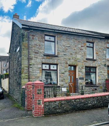Thumbnail End terrace house for sale in Dinam Park Avenue, Ton Pentre, Pentre, Rhondda Cynon Taff.