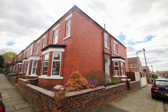 Thumbnail End terrace house for sale in Gordon Road, Eccles, Manchester