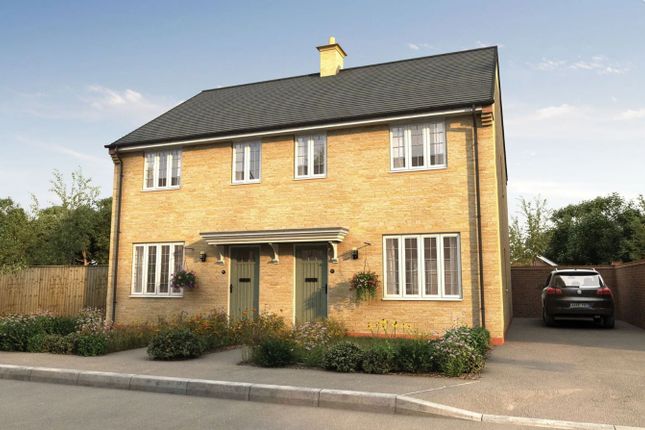 Thumbnail Semi-detached house for sale in Summers Grange, Wollaston, Wellingborough
