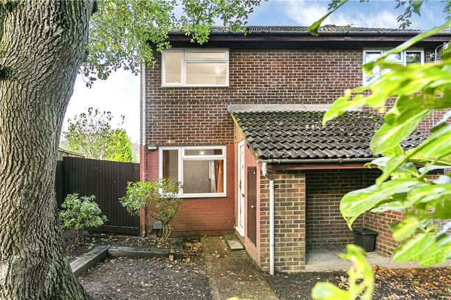Thumbnail End terrace house to rent in Eastmead, Woking, Surrey