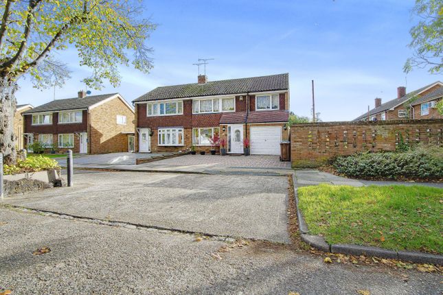 Thumbnail Semi-detached house for sale in Claremont Crescent, Crayford, Kent