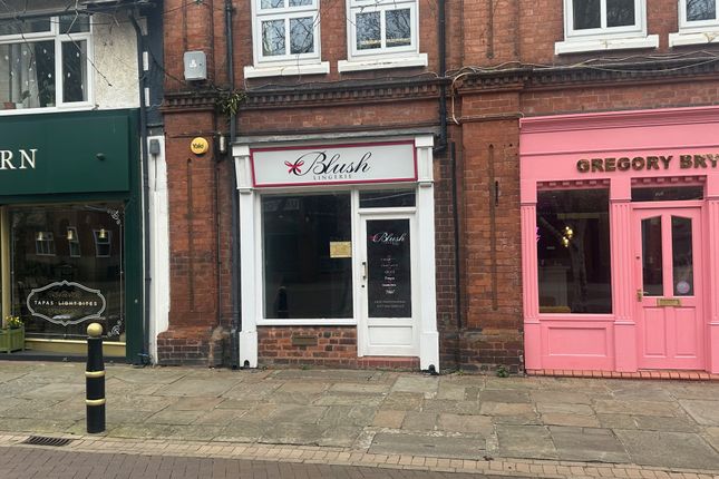 Retail premises to let in Market Square, Rugeley