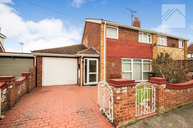 Thumbnail Semi-detached house for sale in Amid Road, Canvey Island