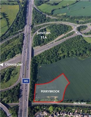 Thumbnail Land for sale in Employment Land, Perrybrook, Brockworth, Gloucester