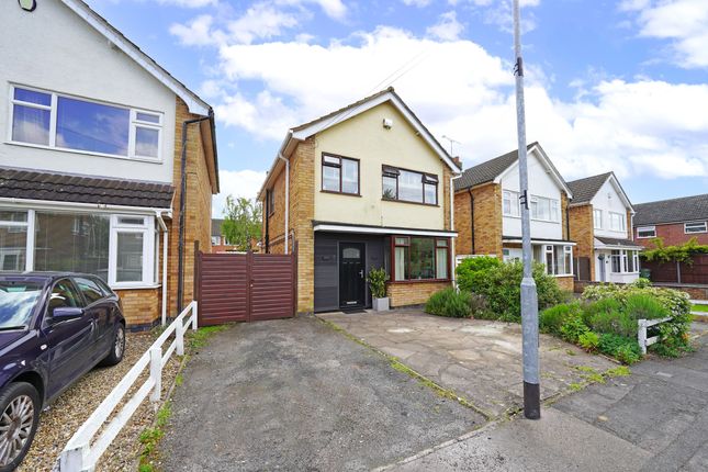 Thumbnail Detached house for sale in Salisbury Close, Blaby, Leicester, Leicestershire