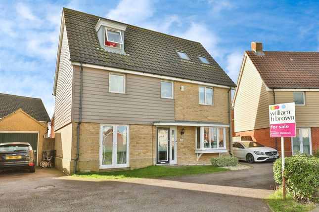 Thumbnail Detached house for sale in Poethlyn Drive, Costessey, Norwich