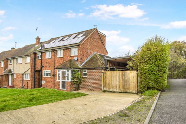 Thumbnail End terrace house for sale in North Side, The Cardinals, Tongham, Surrey