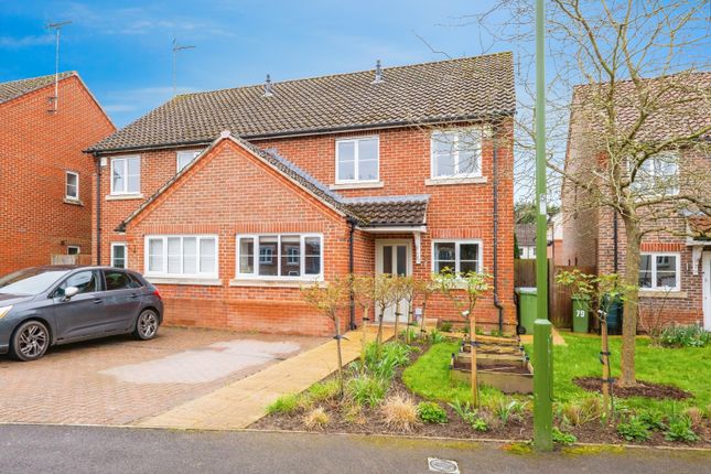 Thumbnail Semi-detached house for sale in Deer Way, Horsham, West Sussex