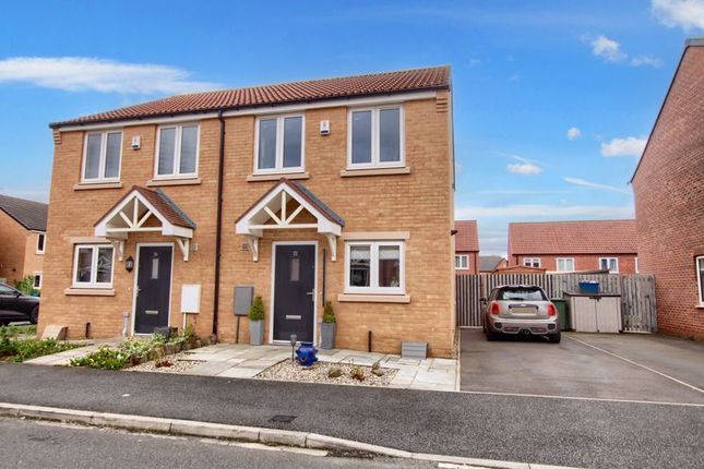 Thumbnail Semi-detached house for sale in Braunton Way, Yarm