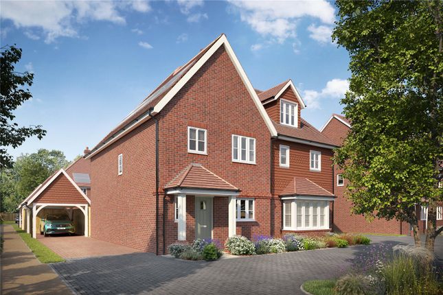 Thumbnail Semi-detached house for sale in The Primrose, Mayflower Meadow, Platinum Way, Angmering, West Sussex