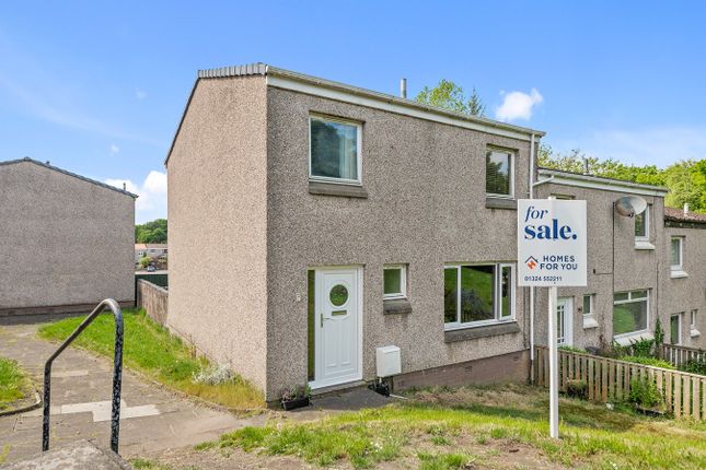 Thumbnail End terrace house for sale in Machrie Court, Tamfourhill, Falkirk