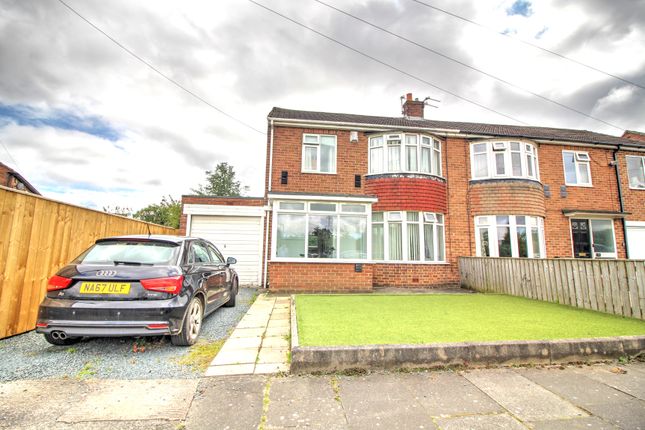 Semi-detached house for sale in Blanchland Avenue, Wideopen, Newcastle Upon Tyne
