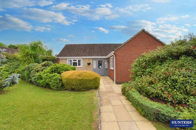 Thumbnail Detached bungalow for sale in Cottesmore Avenue, Oadby, Leicester