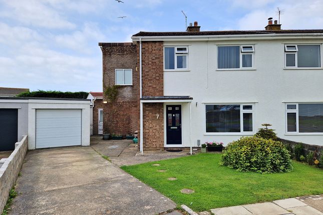 Thumbnail Semi-detached house for sale in Steepholme Close, Nottage, Porthcawl