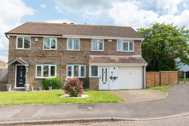 Semi-detached house for sale in Rivetts Close, Olney, Buckinghamshire