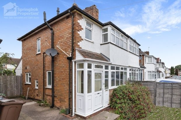 Thumbnail Semi-detached house for sale in Rock Road, West Midlands, Solihull, West Midlands