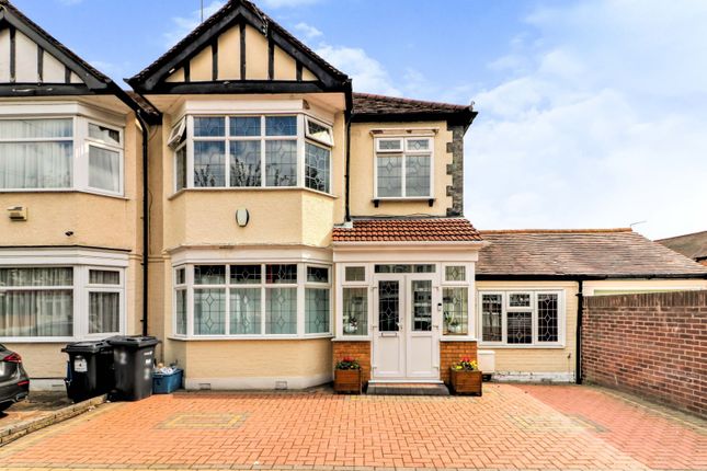 Thumbnail Semi-detached house for sale in Bentley Drive, Ilford